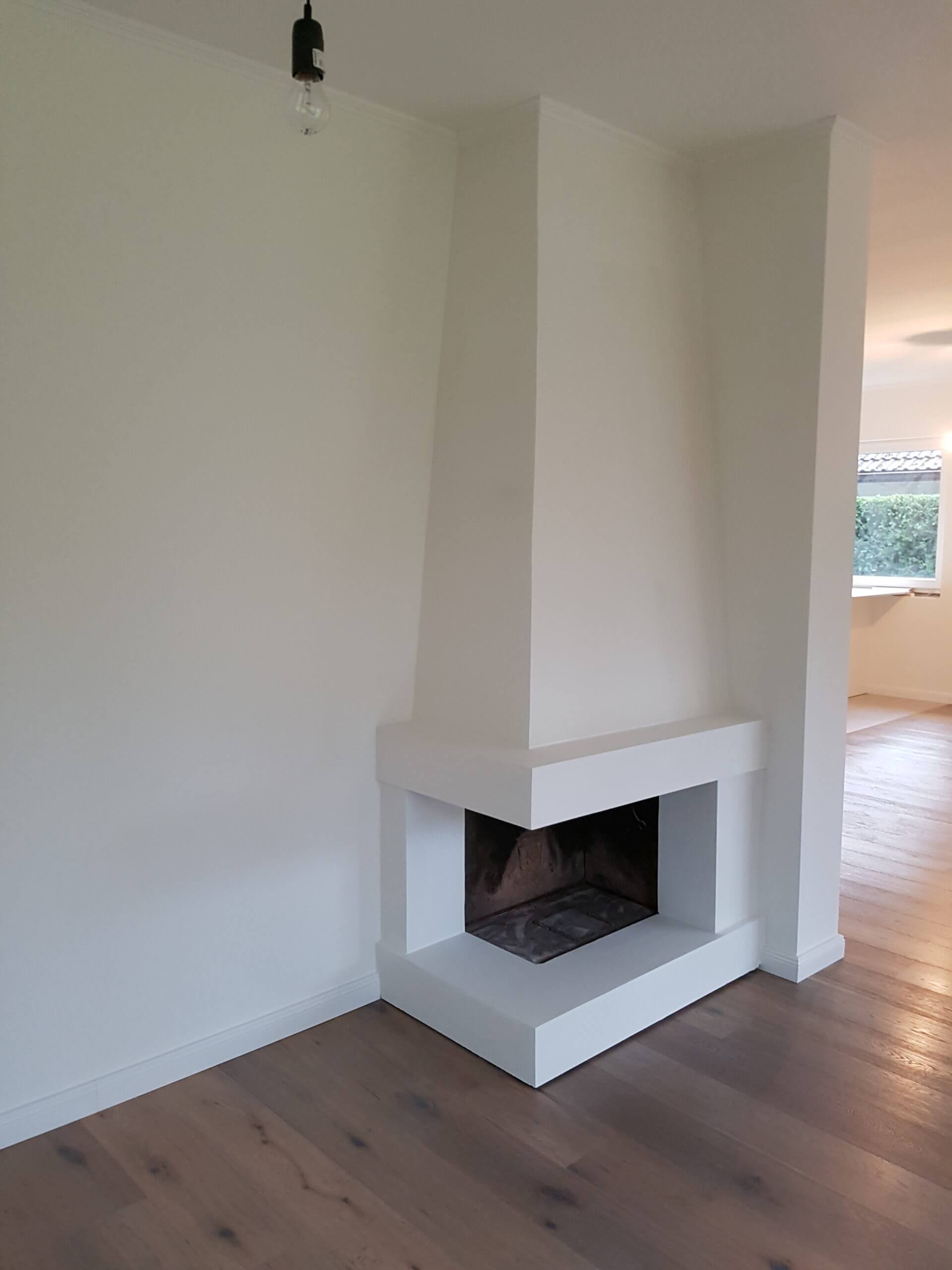 Kamin neu gestrichen Kamin neu gestrichen