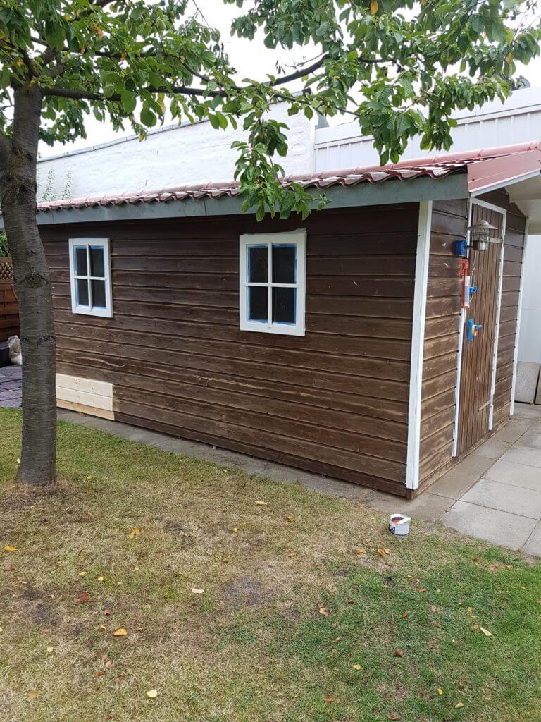 Gartenhaus vor Renovierung