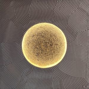 Wandbild Mond beleuchtet